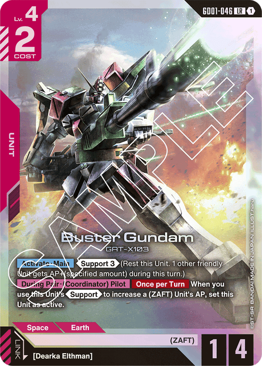 Buster Gundam - Newtype Rising - Legend Rare - GD01-046