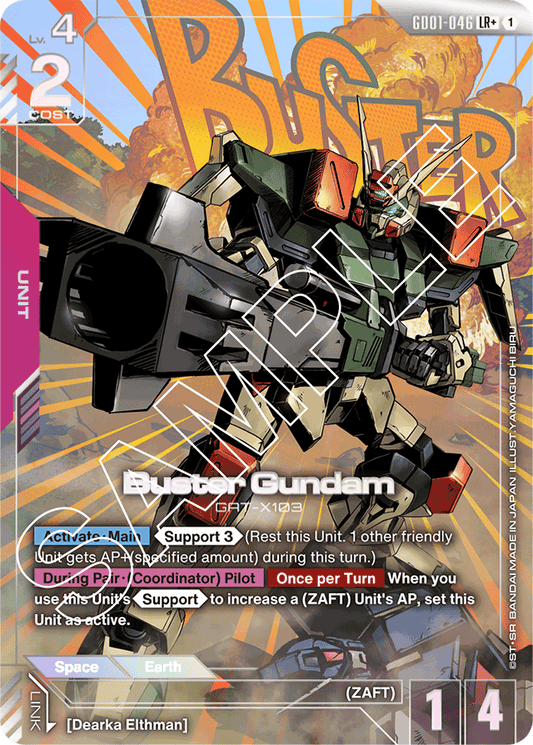 Buster Gundam (LR+) - Newtype Rising - LR+ - GD01-046