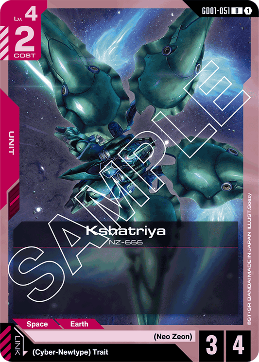 Kshatriya (GD01-051) - Newtype Rising - Uncommon - GD01-051