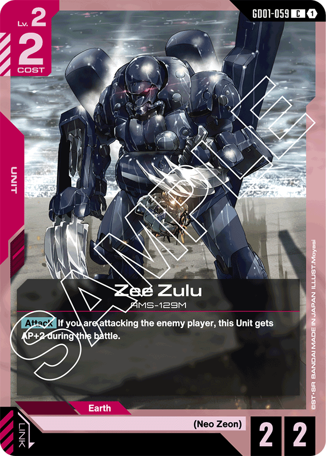 Zee Zulu - Newtype Rising - Common - GD01-059
