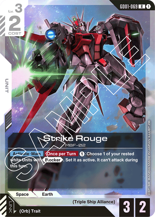 Strike Rouge - Newtype Rising - Rare - GD01-069