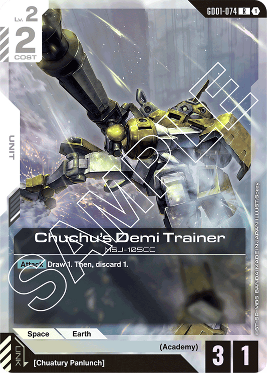 Chuchu's Demi Trainer - Newtype Rising - Rare - GD01-074