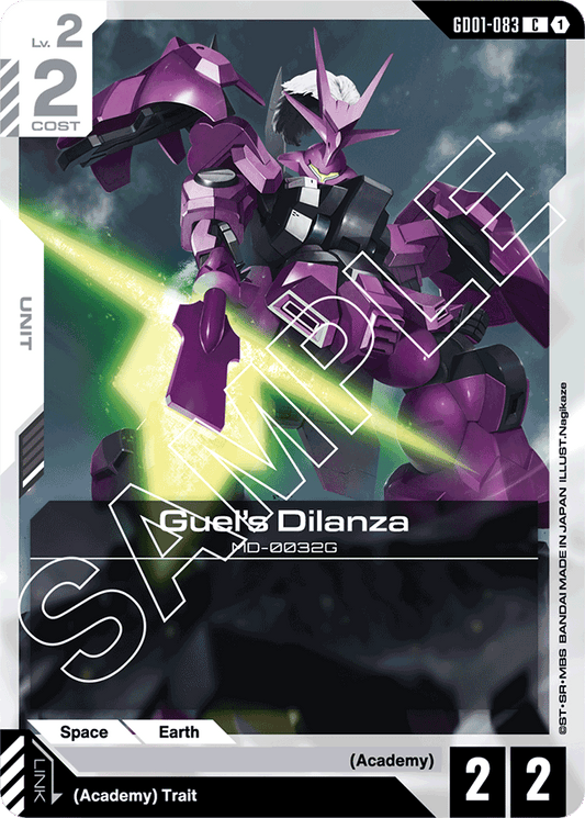 Guel's Dilanza - Newtype Rising - Common - GD01-083