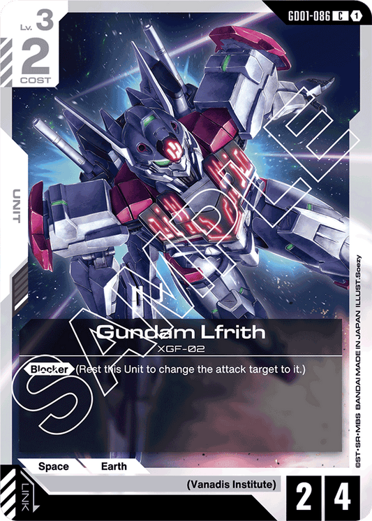 Gundam Lfrith - Newtype Rising - Common - GD01-086