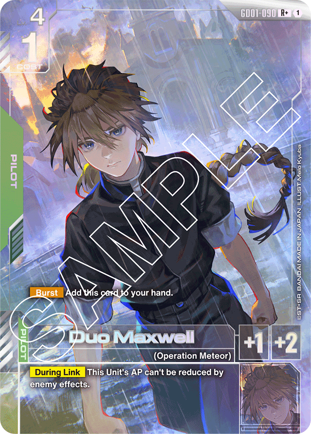 Duo Maxwell (R+) - Newtype Rising - R+ - GD01-090