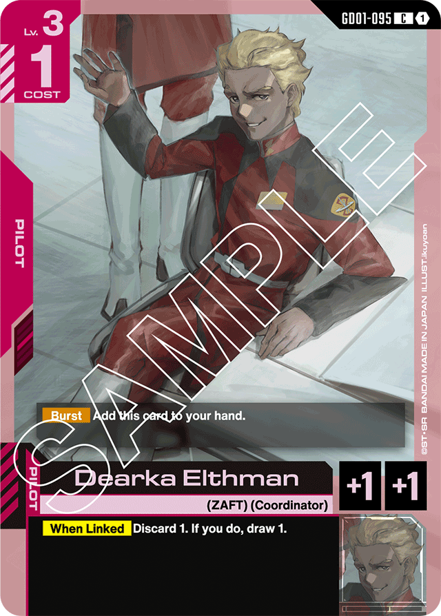 Dearka Elthman - Newtype Rising - Common - GD01-095