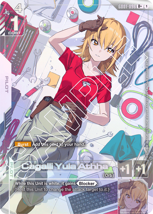 Cagalli Yula Athha (R+) - Newtype Rising - R+ - GD01-096