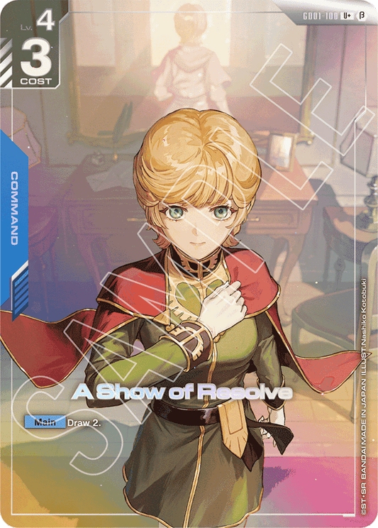 A Show of Resolve (U+) - Edition Beta - U+ - GD01-100