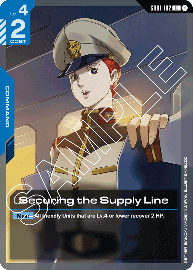 Securing the Supply Line - Newtype Rising - Uncommon - GD01-102