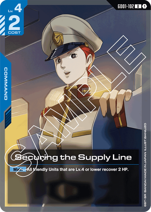 Securing the Supply Line - Newtype Rising - Uncommon - GD01-102