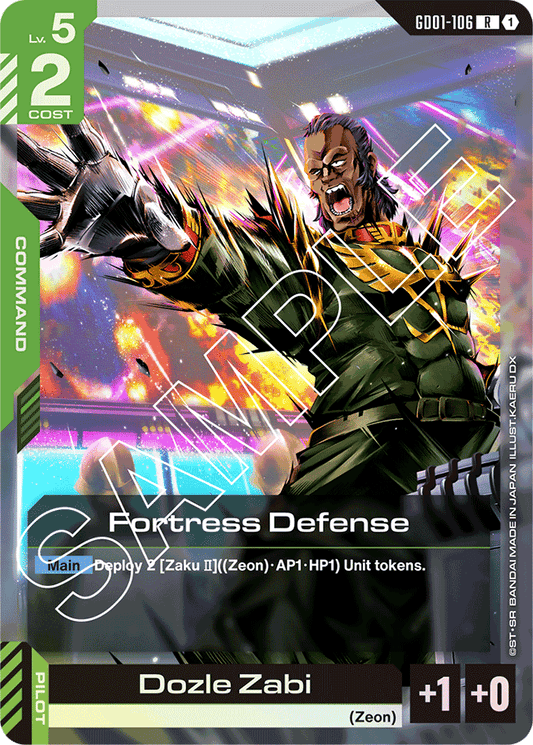 Fortress Defense - Newtype Rising - Rare - GD01-106