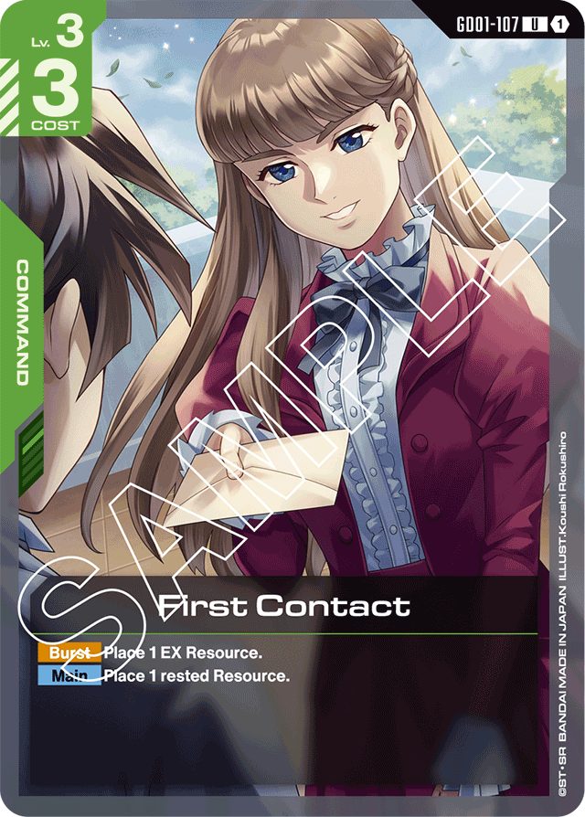 First Contact - Newtype Rising - Uncommon - GD01-107