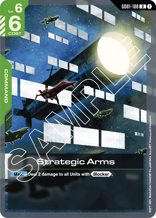Strategic Arms - Newtype Rising - Uncommon - GD01-108