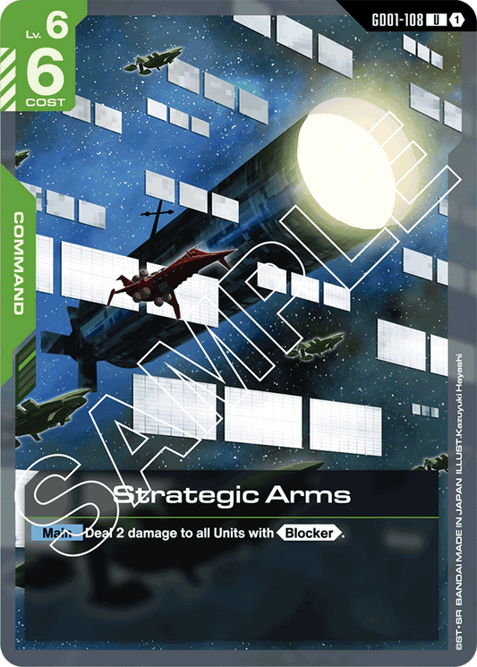 Strategic Arms - Newtype Rising - Uncommon - GD01-108