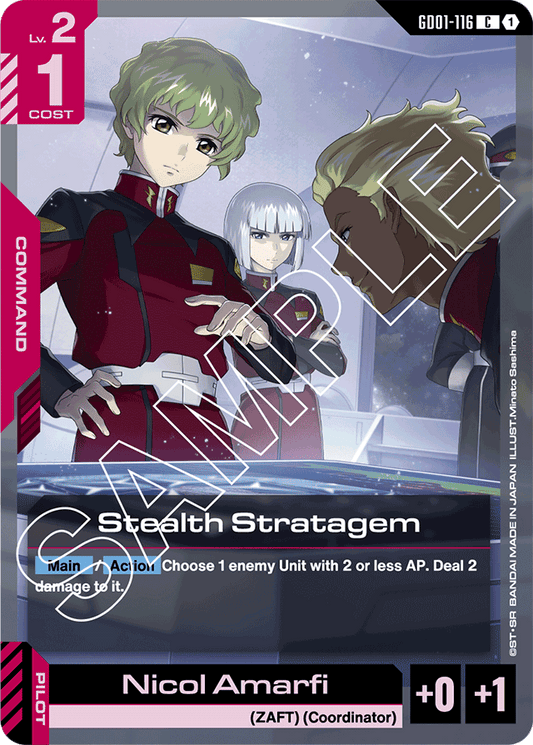 Stealth Stratagem - Newtype Rising - Common - GD01-116