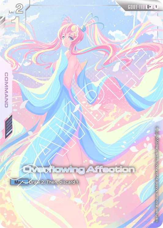 Overflowing Affection (U+) - Newtype Rising - U+ - GD01-118