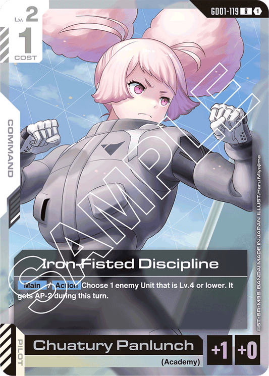 Iron-Fisted Discipline - Newtype Rising - Rare - GD01-119