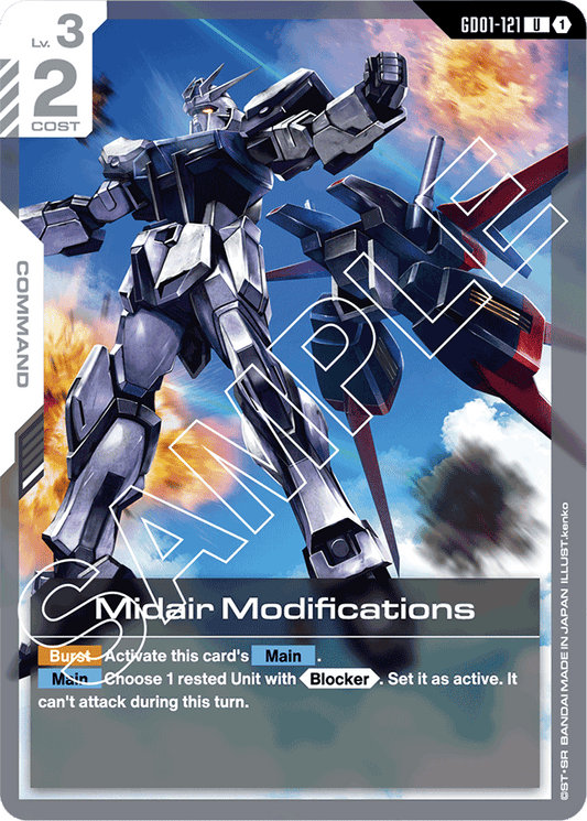 Midair Modifications - Newtype Rising - Uncommon - GD01-121