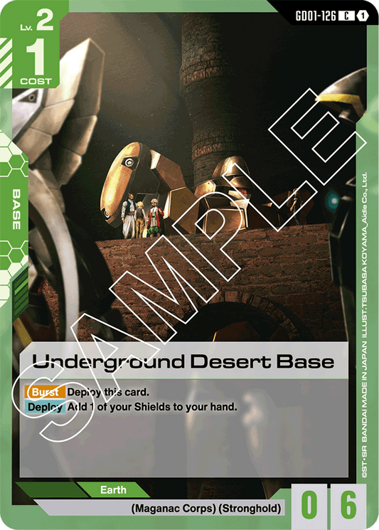 Underground Desert Base - Newtype Rising - Common - GD01-126