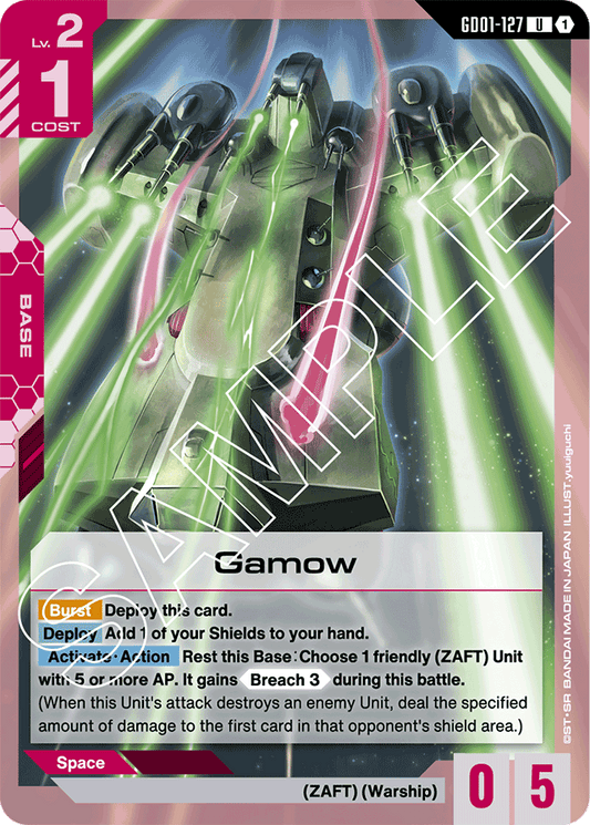 Gamow - Newtype Rising - Uncommon - GD01-127