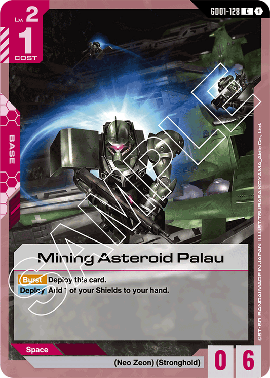 Mining Asteroid Palau - Newtype Rising - Common - GD01-128