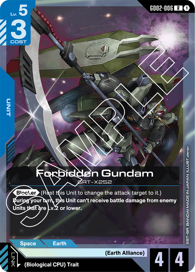 Forbidden Gundam - Dual Impact - Rare - GD02-006