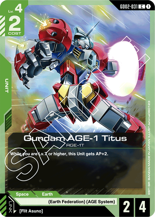 Gundam AGE-1 Titus - Dual Impact - Common - GD02-031