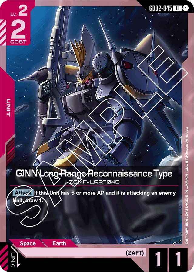 GINN Long-Range Reconnaissance Type - Dual Impact - Uncommon - GD02-045