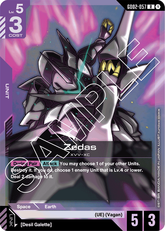 Zedas - Dual Impact - Rare - GD02-057