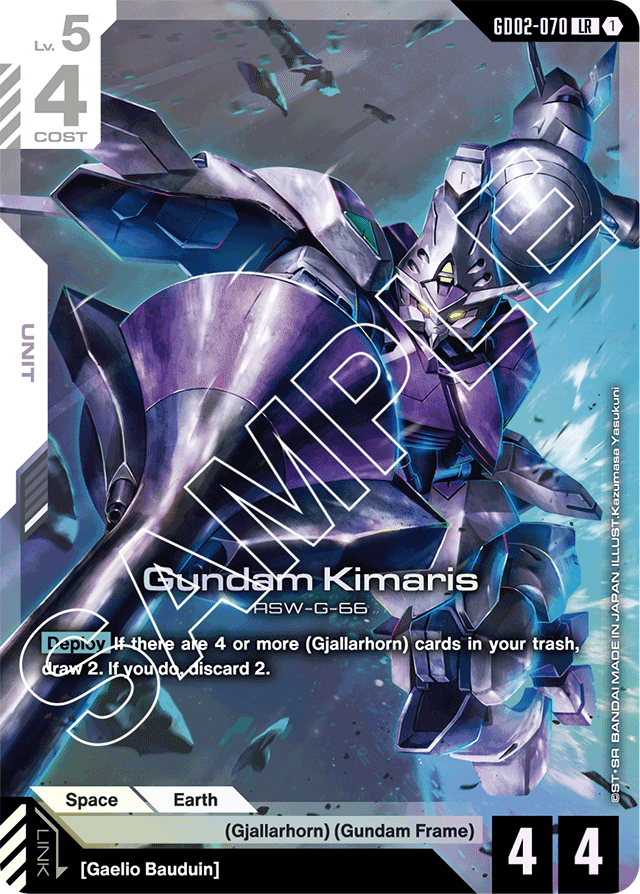 Gundam Kimaris - Dual Impact - Legend Rare - GD02-070