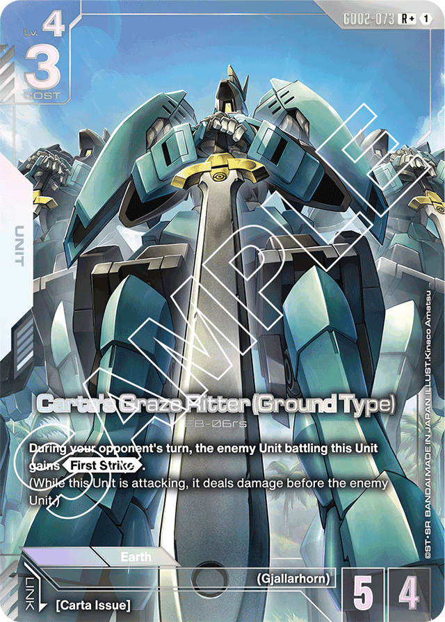 Carta's Graze Ritter (Ground Type) (R+) - Dual Impact - R+ - GD02-073