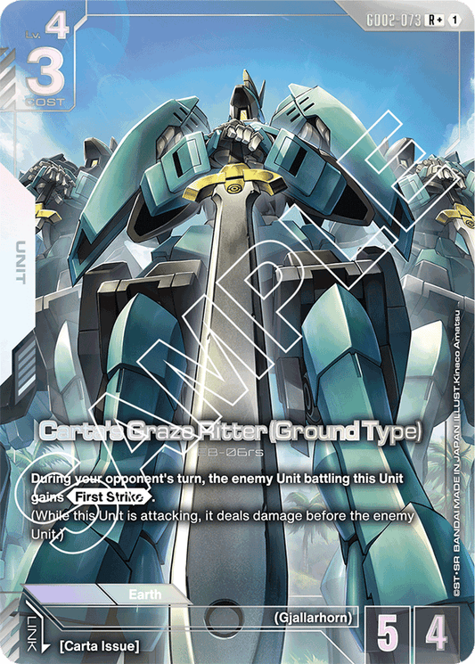 Carta's Graze Ritter (Ground Type) (R+) - Dual Impact - R+ - GD02-073