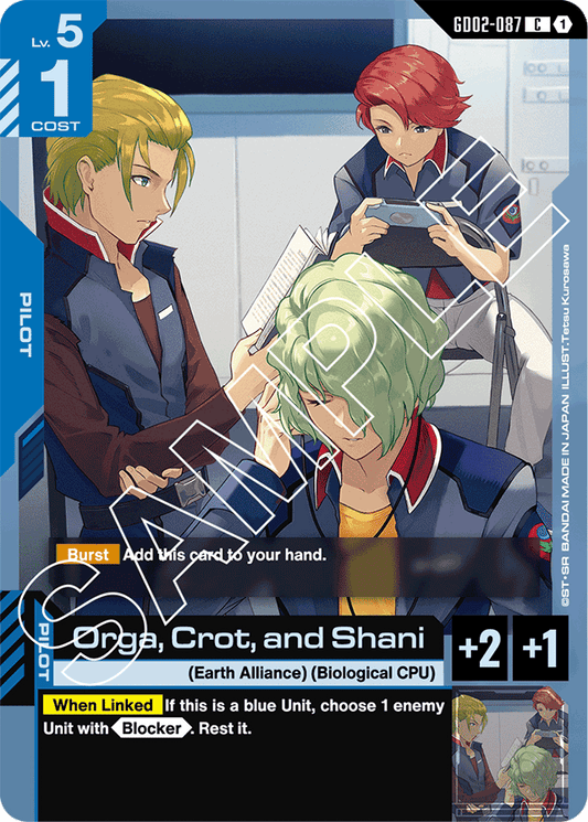 Orga, Crot, and Shani - Dual Impact - Common - GD02-087