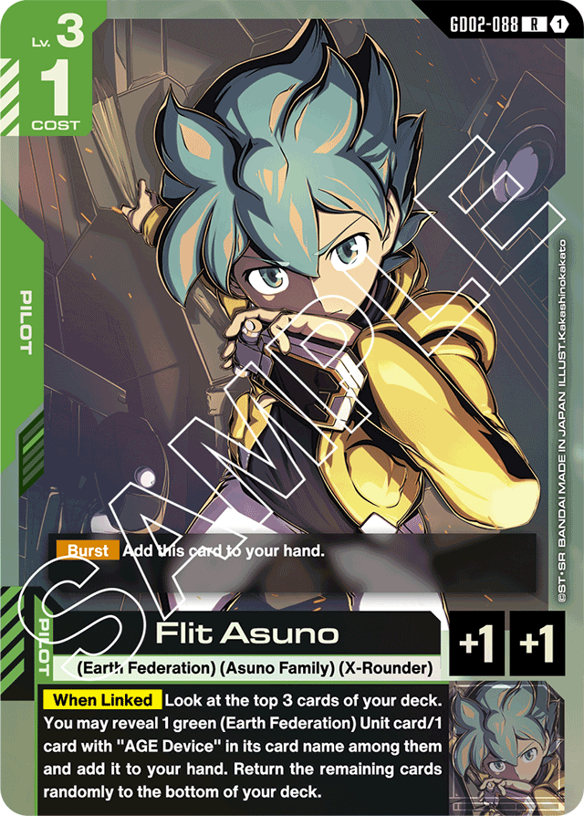 Flit Asuno - Dual Impact - Rare - GD02-088