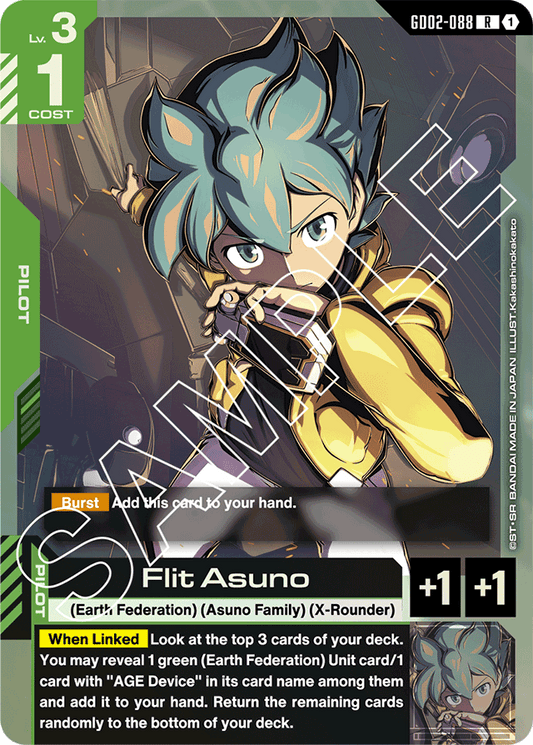 Flit Asuno - Dual Impact - Rare - GD02-088