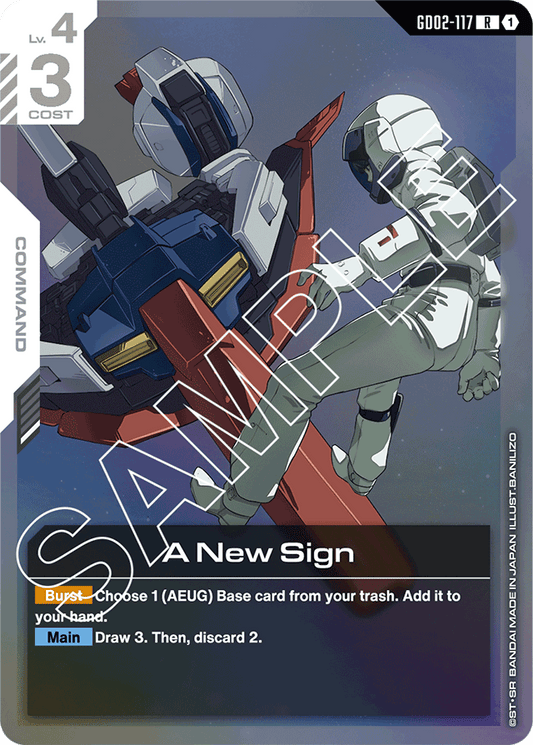 A New Sign - Dual Impact - Rare - GD02-117