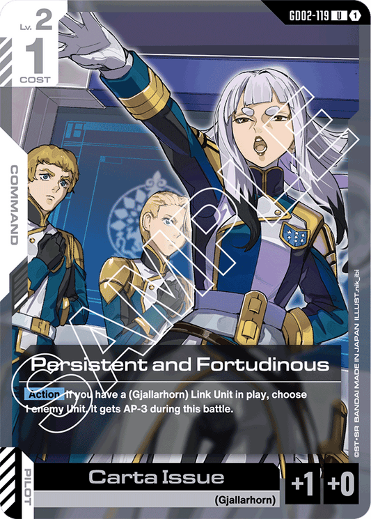 Persistent and Fortudinous - Dual Impact - Uncommon - GD02-119