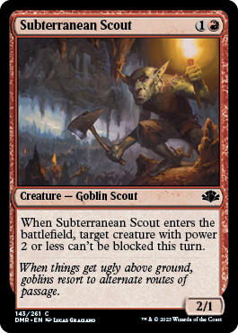 Subterranean Scout - Dominaria Remastered - C - 143