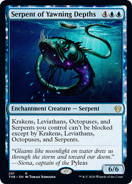 Serpent of Yawning Depths - Theros Beyond Death - R - 291