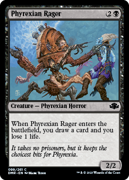 Phyrexian Rager - Dominaria Remastered - C - 99