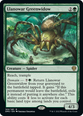 Llanowar Greenwidow - Dominaria United - R - 169