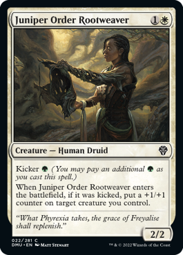 Juniper Order Rootweaver - Dominaria United - C - 22