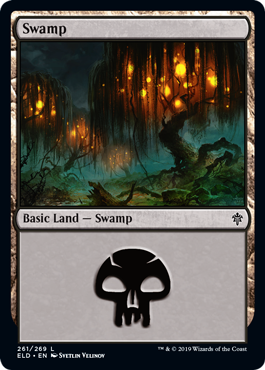 Swamp (261) - Throne of Eldraine - L - 261