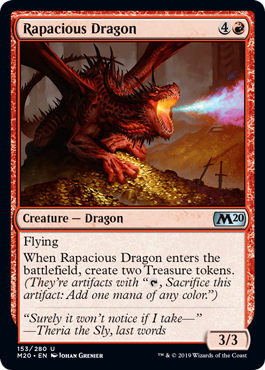 Rapacious Dragon - Core Set 2020 - U - 153