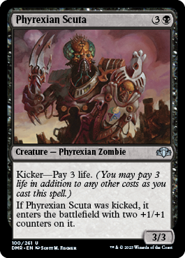 Phyrexian Scuta - Dominaria Remastered - U - 100