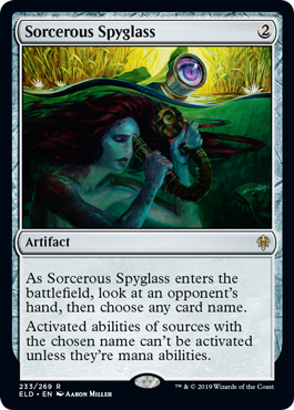 Sorcerous Spyglass - Throne of Eldraine - R - 233