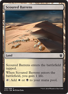Scoured Barrens - Khans of Tarkir - C - 242