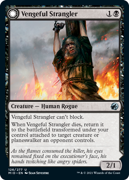 Vengeful Strangler - Innistrad: Midnight Hunt - U - 126