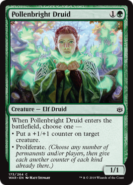 Pollenbright Druid - War of the Spark - C - 173