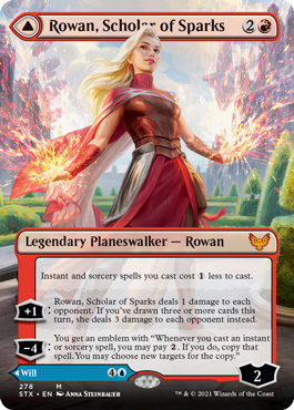 Rowan, Scholar of Sparks (Borderless) - Strixhaven: School of Mages - M - 278